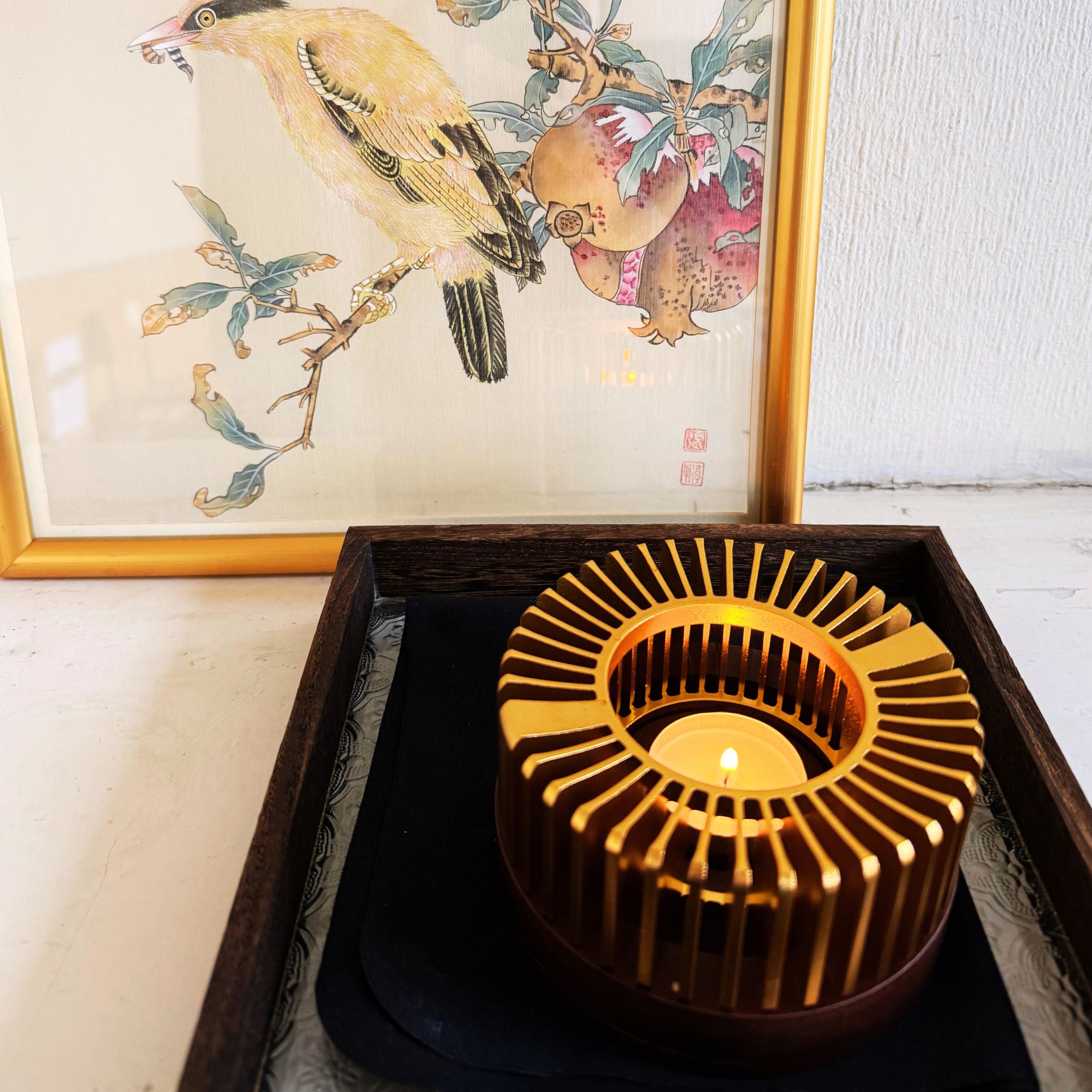 The Amber Halo - Candle Tea Warmer